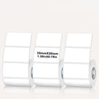 Rectangular white thermal label for SK/58/SK20/SK35/SK45/SK27