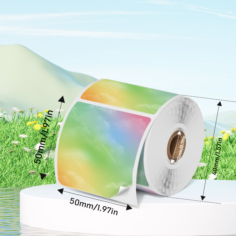 12-roll Color Thermal Label Set(US Local Shippment)