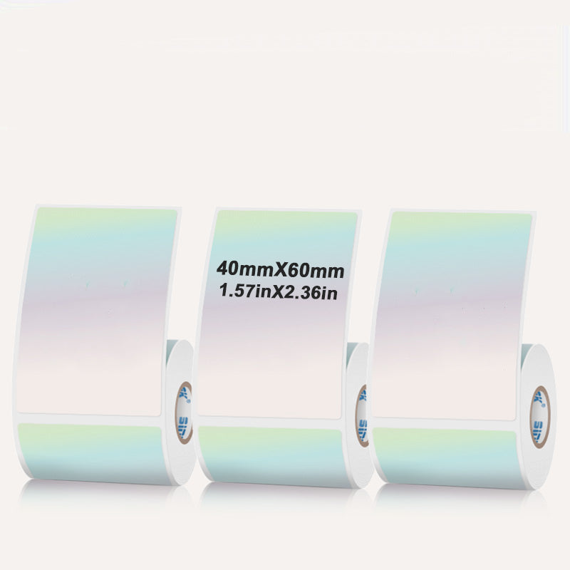 Laser Holographic Silvery Thermal Label For SK20/SK35/SK45/SK27