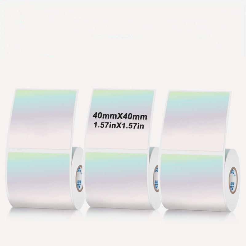 Laser Holographic Silvery Thermal Label For SK20/SK35/SK45/SK27