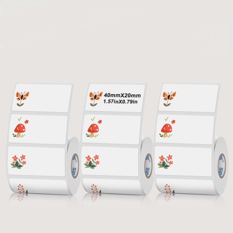 40mmX20mm Personalized thermal label
