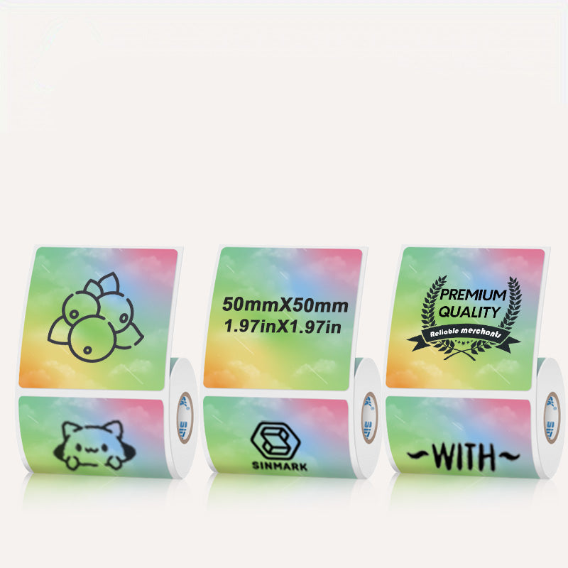 6 Types of thermal labels 6 roll/set for SK58/SK20/SK35/SK45/SK27