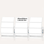 Rectangular white thermal label for SK/58/SK20/SK35/SK45/SK27