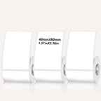 Rectangular white thermal label for SK/58/SK20/SK35/SK45/SK27