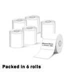 6-roll White Thermal Label Set(US Local Shippment)