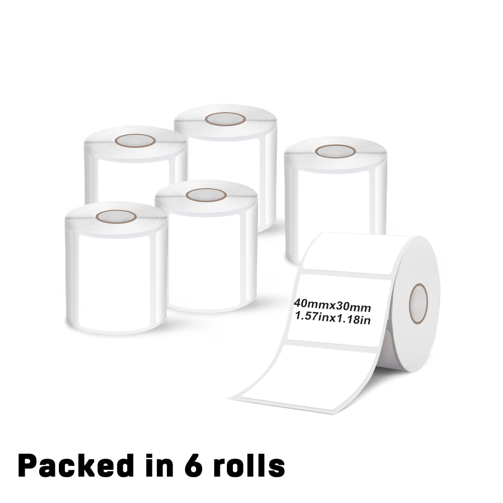 6-roll White Thermal Label Set(US Local Shippment)