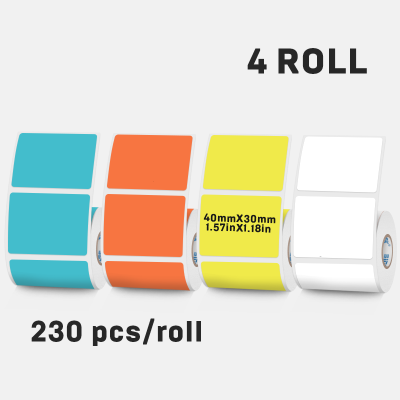 4-roll Color Label Set(US Local Shippment)