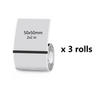 3-Roll Transparent Thermal Label Set(US Local Shippment)
