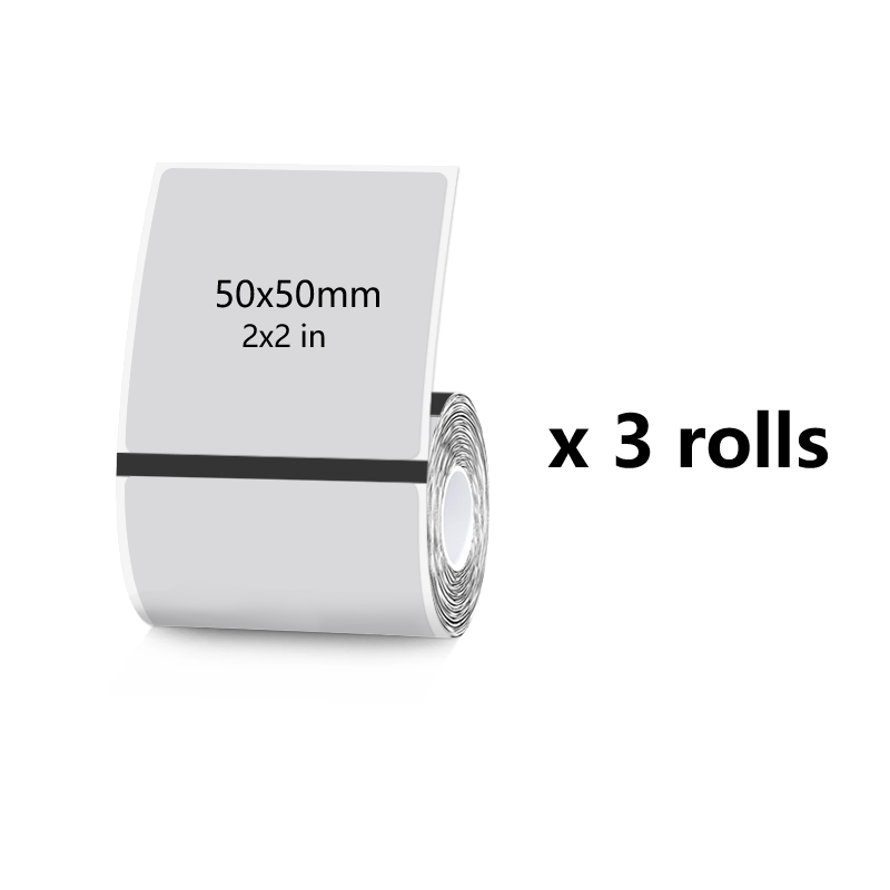 3-Roll Transparent Thermal Label Set(US Local Shippment)