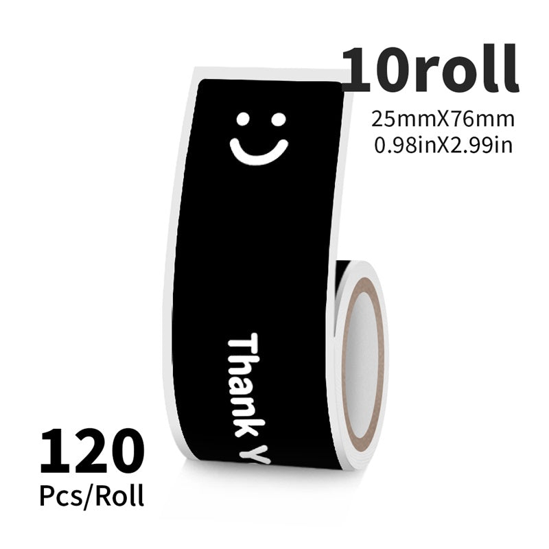 10-roll Pack of Smiley Thank-you Stickers(US Local Shippment)