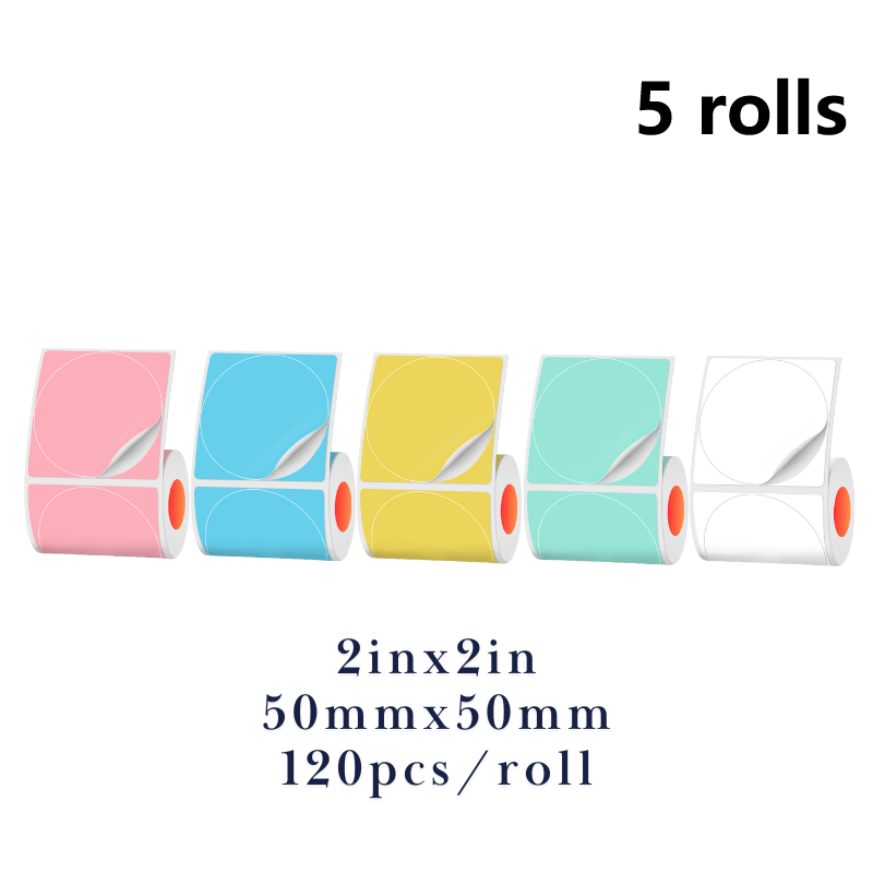 4-roll Color Label Set(US Local Shippment)