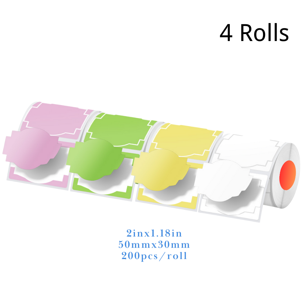 4-roll Color Label Set(US Local Shippment)