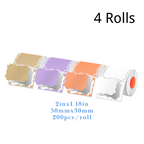 4-roll Color Label Set(US Local Shippment)
