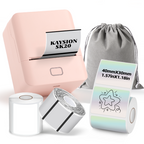 SK20 Portable Thermal Printer with 3 Rolls Label Storage Bag(UK Local Shippment)