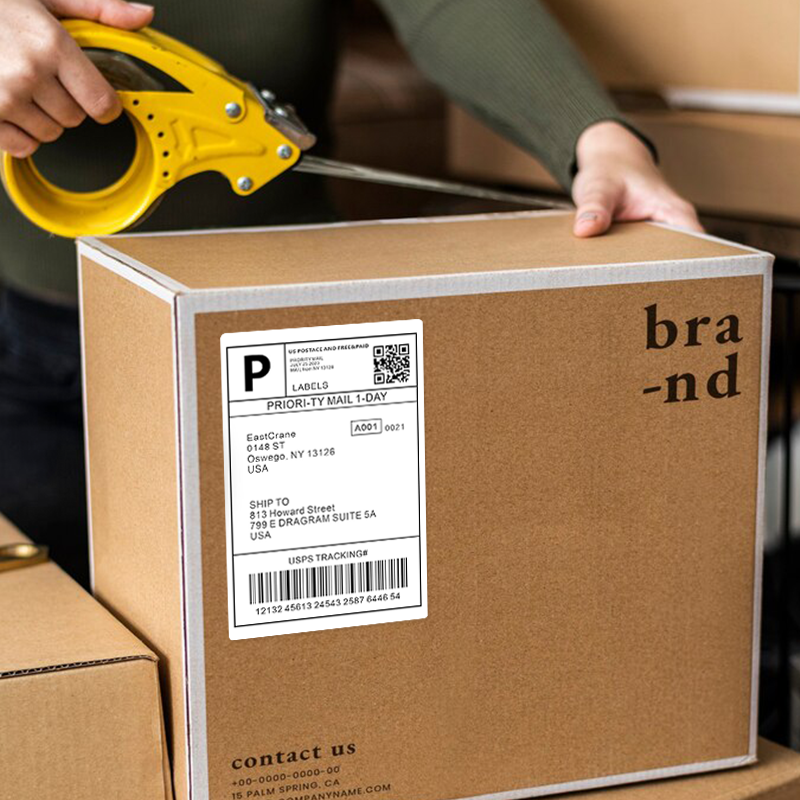 4x6" Thermal Label Stickers for Logistics Shipping