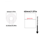 6-roll White Thermal Label Set(US Local Shippment)