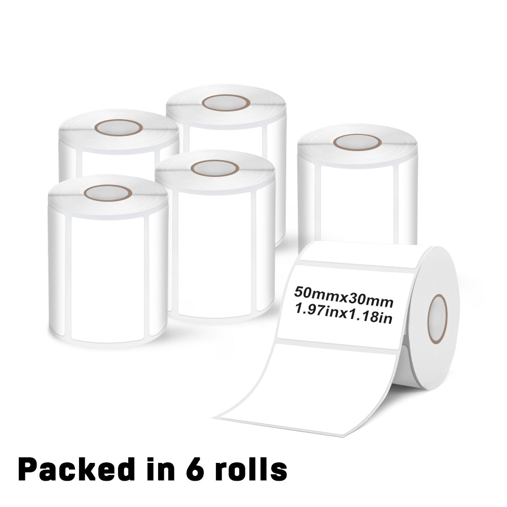 6-roll White Thermal Label Set(US Local Shippment)