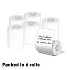 6-roll White Thermal Label Set(US Local Shippment)