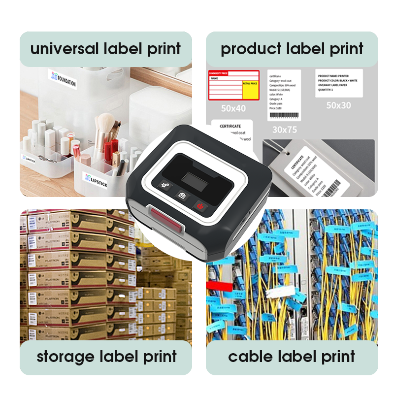 SK30 Portable Thermal Printer with 1 Roll of White Labels(US Local Shippment)