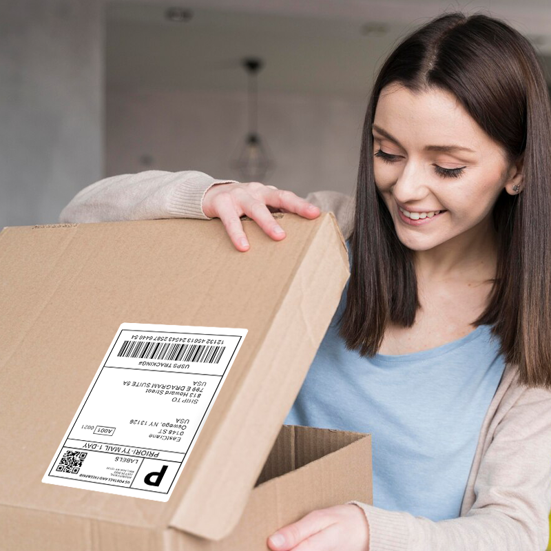 4x6" Thermal Label Stickers for Logistics Shipping