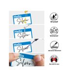 3 Types of Color-printed Thermal Labels 4 color Border, Name, Cloud For SK58/SK20/SK35/SK45/SK27