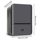 SK20 Portable Thermal Printer with 3 Rolls Label Storage Bag(UK Local Shippment)