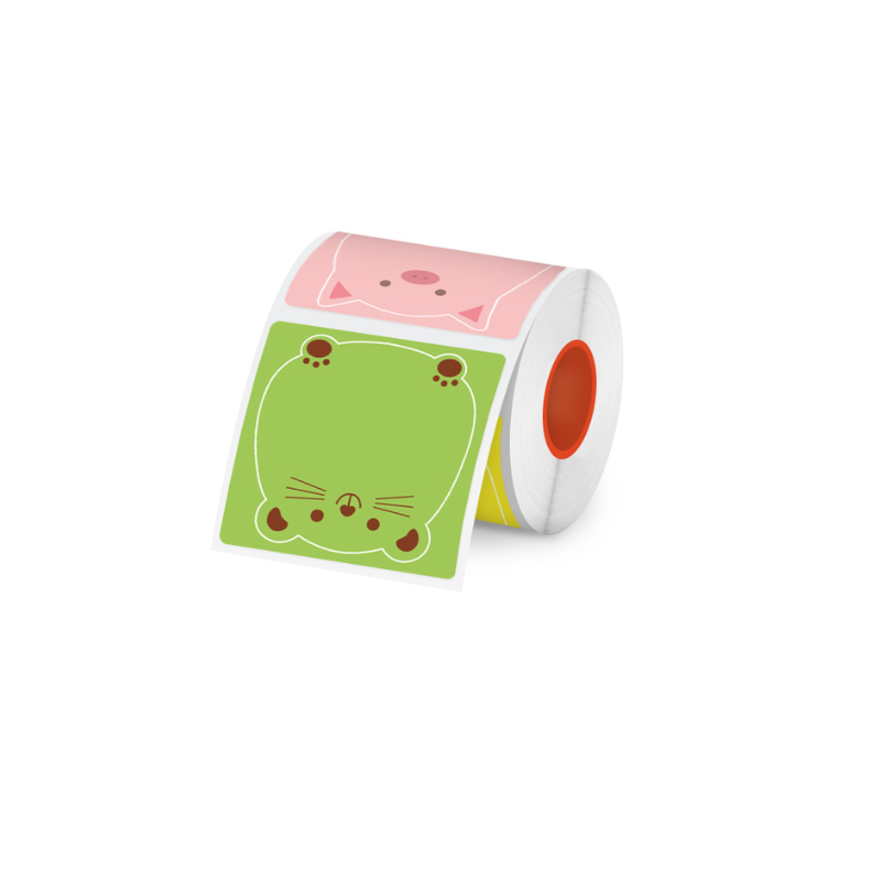 KAYSION 3-Roll Pack of Cute Christmas-Themed Thermal Labels For SK58/SK20/SK35/SK45/SK27