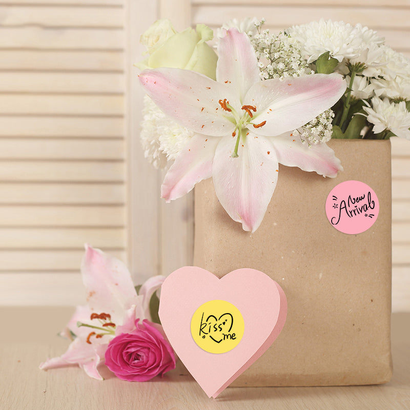 5-roll circular colored 50mm X50mm (1.97 "X1.97") thermal label paper（Australia Local Shipment）