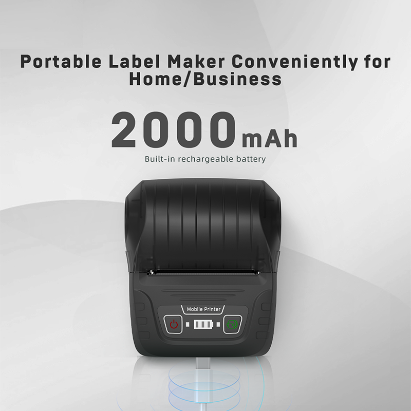 SK58 Portable Thermal Printer with 3 Rolls Label（Japan Local Shippment）