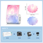 3/6/12 Rolls Color Thermal Label Set(US Local Shippment)