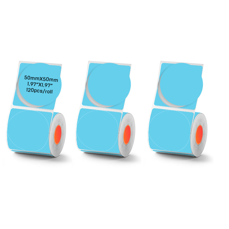 Thermal label 50mm diameter circle-for SK/58/SK20/SK35/SK45/SK27