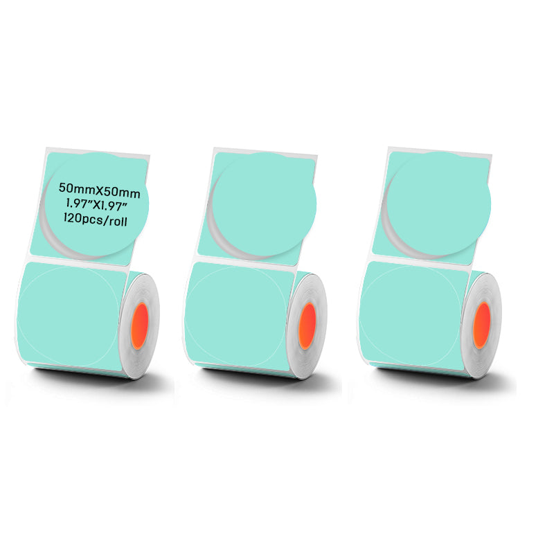 Thermal label 50mm diameter circle-for SK/58/SK20/SK35/SK45/SK27