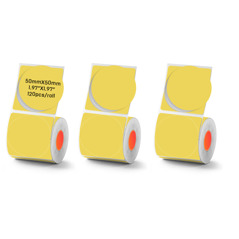 Thermal label 50mm diameter circle-for SK/58/SK20/SK35/SK45/SK27