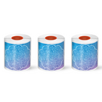 KAYSION 3 Rolls Color Flower Shape Thermal Label For SK58/SK20/SK35/SK45/SK27