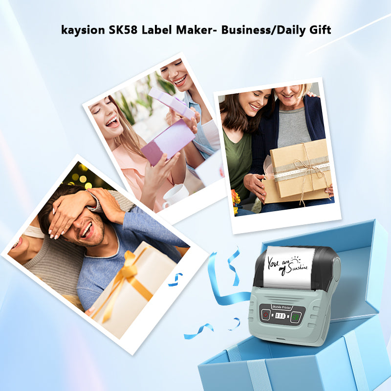KAYSION SK58 Bluetooth Portable Thermal Label Maker