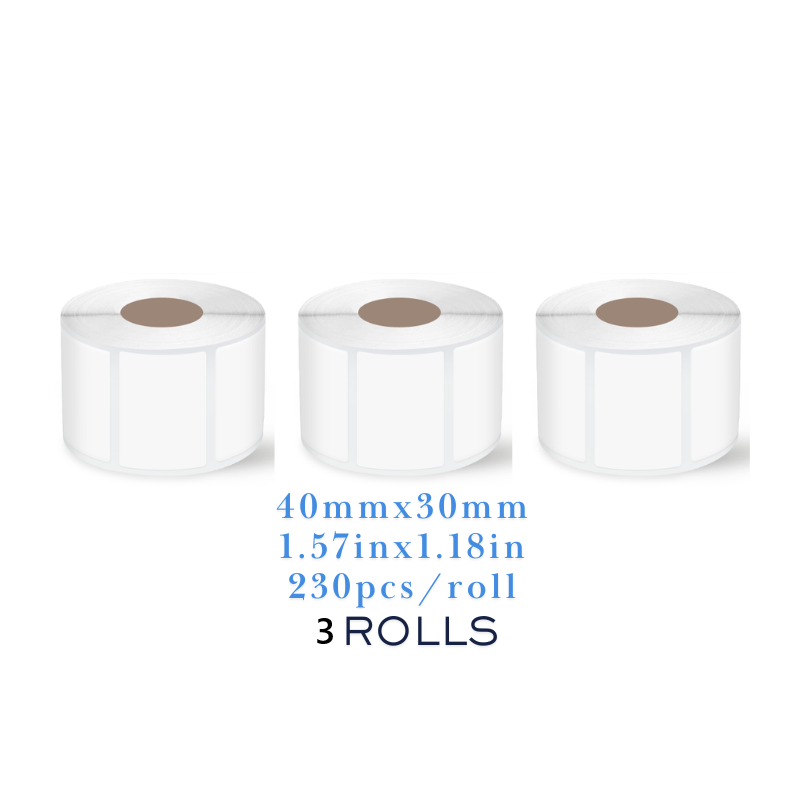 White Thermal Label for SK/58/SK20/SK35/SK45/SK27 (Australia Local Shippment)