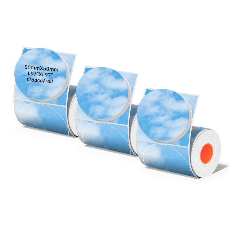 6 Types of thermal labels 6 roll/set for SK58/SK20/SK35/SK45/SK27
