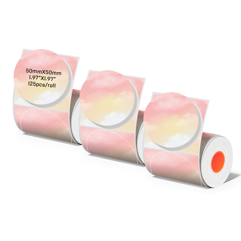 6 Types of thermal labels 6 roll/set for SK58/SK20/SK35/SK45/SK27