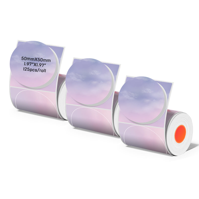 6 Types of thermal labels 6 roll/set for SK58/SK20/SK35/SK45/SK27