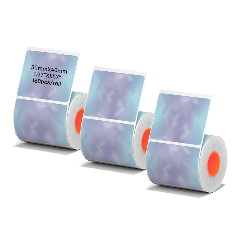 6 Types of thermal labels 6 roll/set for SK58/SK20/SK35/SK45/SK27
