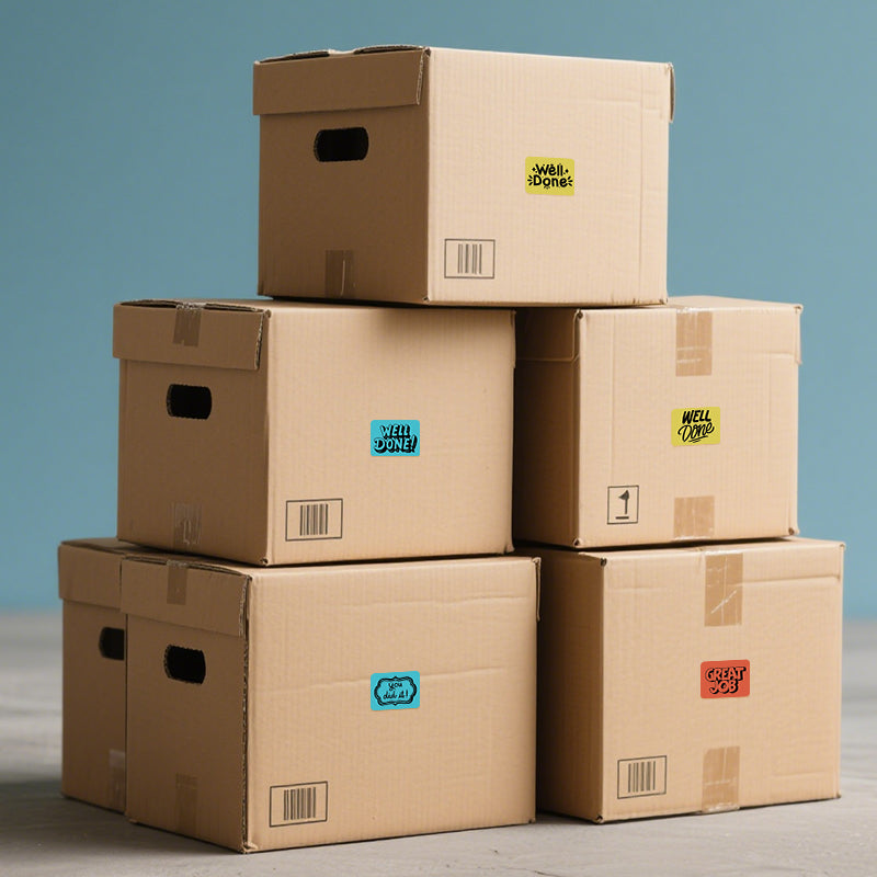 SK58 Mini Thermal Printer with 3 Rolls of Color Label(EU Local Shippment)