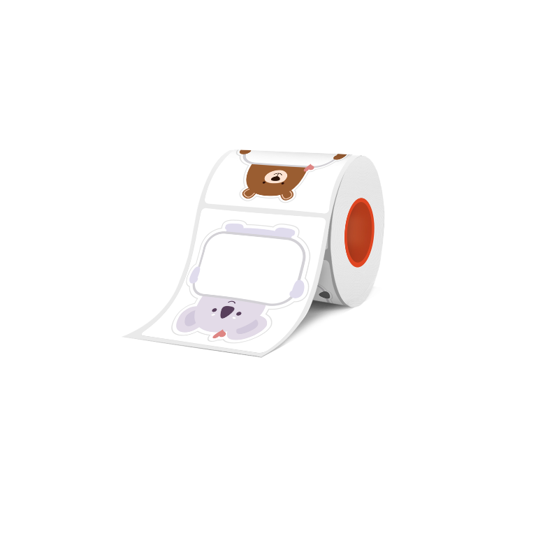 KAYSION 3-Roll Pack of Cute Christmas-Themed Thermal Labels For SK58/SK20/SK35/SK45/SK27