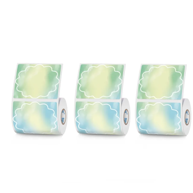 4 types of flower-shaped thermal labels For SK58/SK20/SK35/SK45/SK27