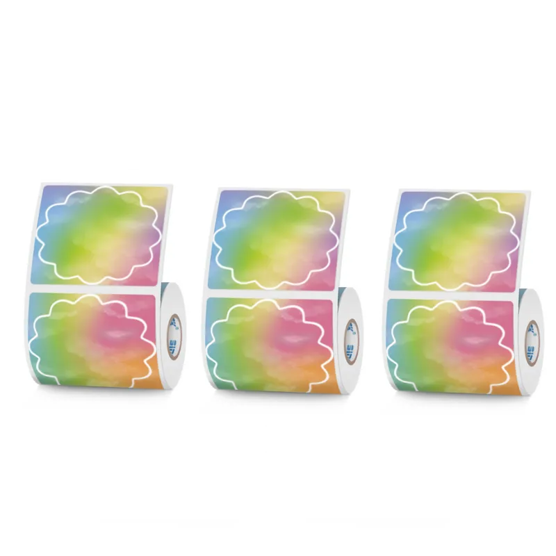 4 types of flower-shaped thermal labels For SK58/SK20/SK35/SK45/SK27