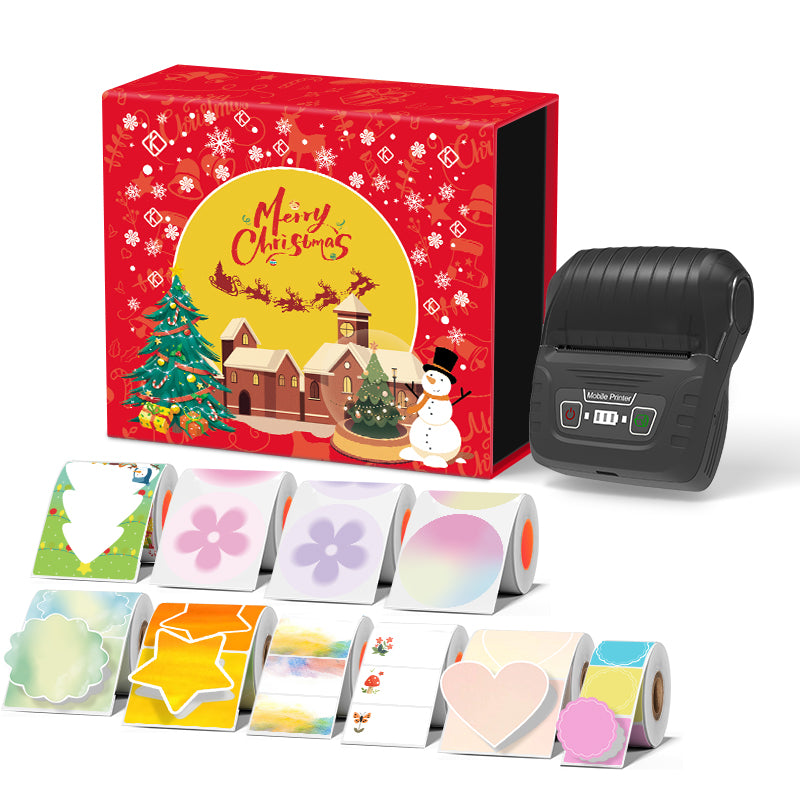 KAYSION Portable Thermal Printer Christmas Gift Set