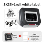 SK30 Portable Thermal Printer with 1 Roll of White Labels(US Local Shippment)