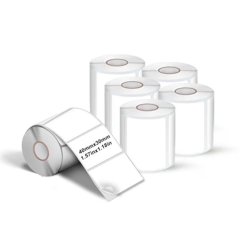 6-Roll White/Colored Label（Malaysia Local Shippment）