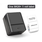 SK20 Portable Thermal Printer with 1 Roll of White Label（NZ Local Shippment）