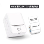 SK20 Portable Thermal Printer with 1 Roll of White Label（NZ Local Shippment）
