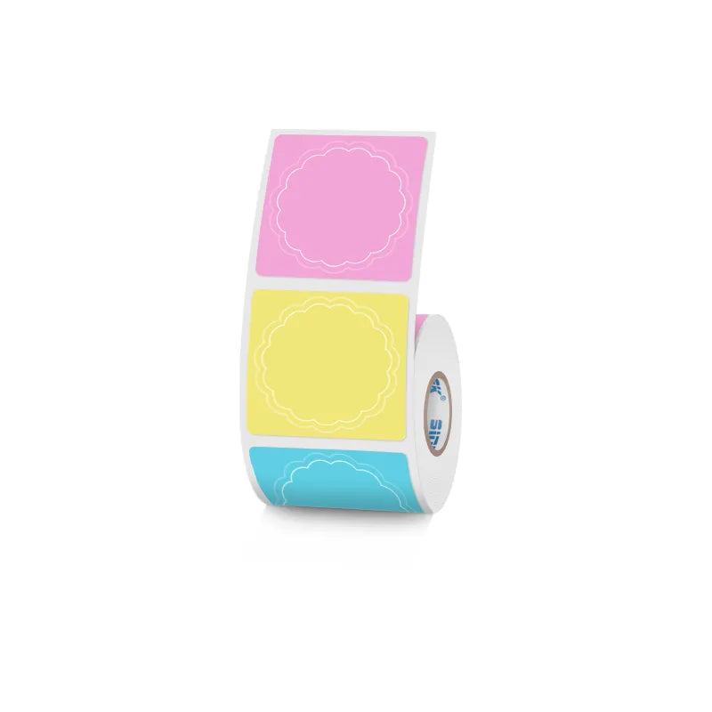 2 Types Round 30mm Thermal Label 3 Rolls Set For SK58/SK20/SK35/SK45/SK27